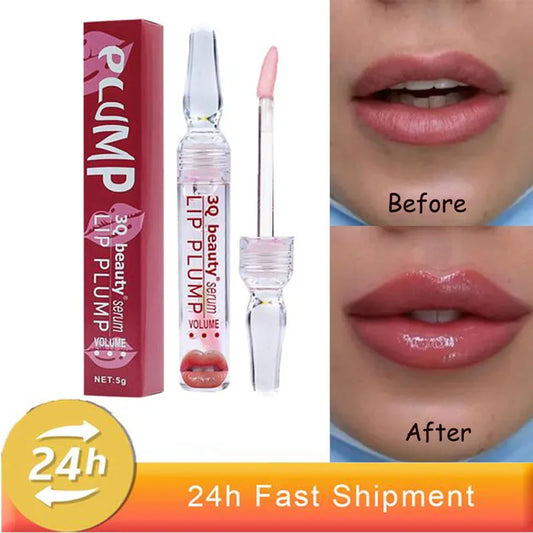 Lip Plumper Instant Volumising Moisturizing Lip Repairing Reduce Fine Lines Brighten lip plumping gloss Oil Lips Care Cosmetic